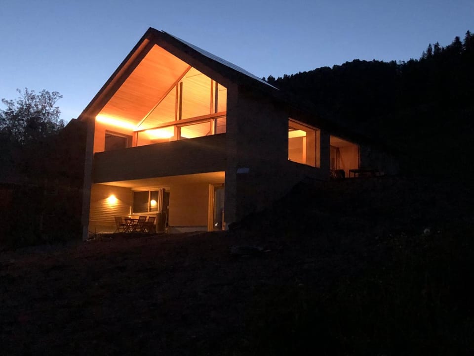 Property building, Night, Sunset