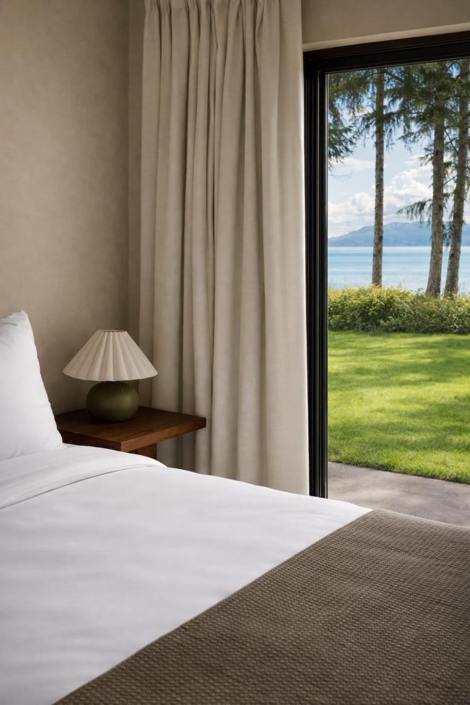 Bed, View (from property/room), River view