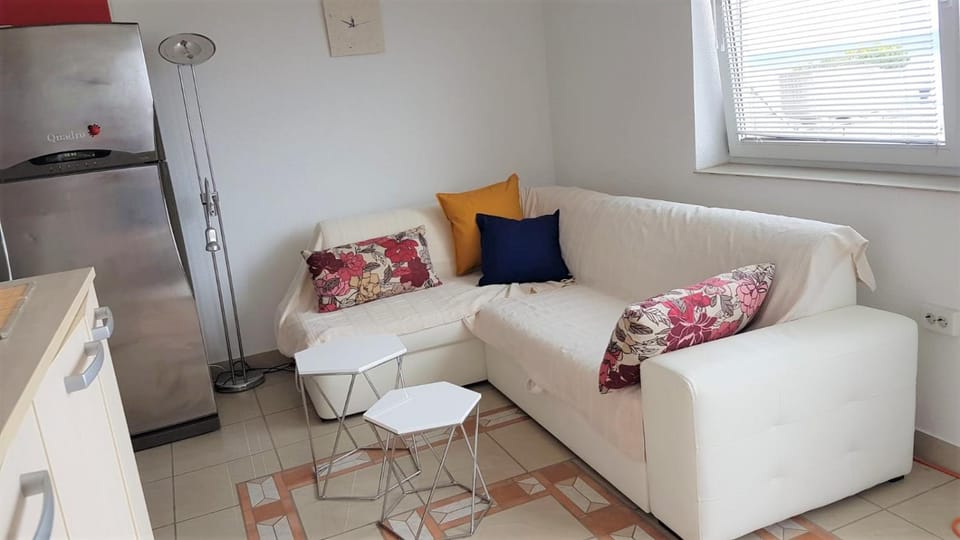 Living room, Seating area, Garden view, Sea view
