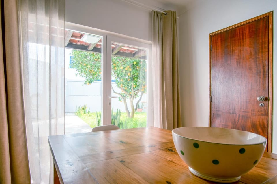View (from property/room), Living room, Dining area, Inner courtyard view