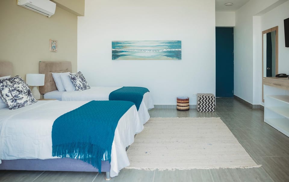 Bed, air conditioner
