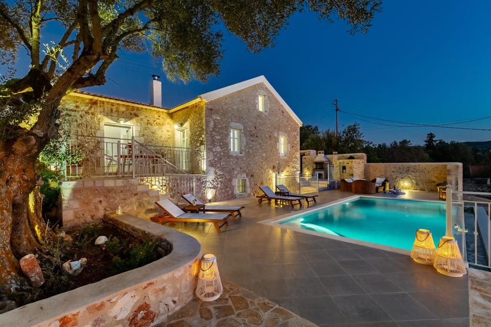 Fiscardo Luxury Stone Villa Alex ,with sunset view! Villa in Cephalonia