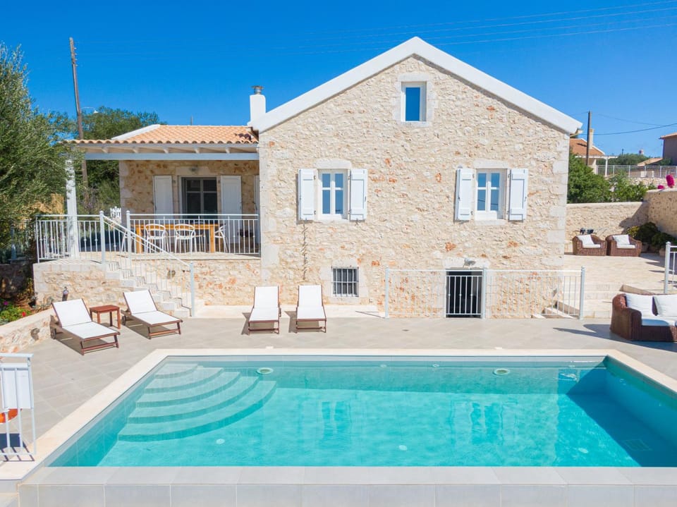 Fiscardo Luxury Stone Villa Alex ,with sunset view! Villa in Cephalonia