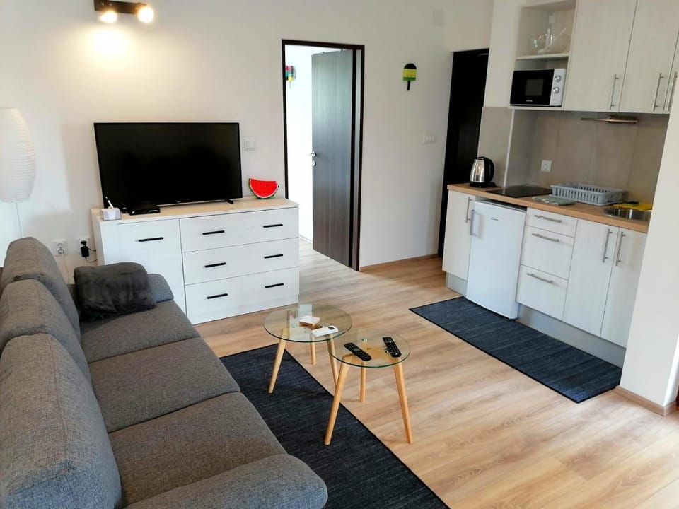 Kitchen or kitchenette, Living room