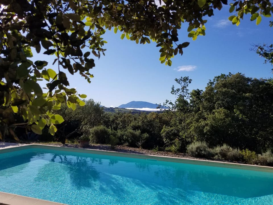 Natural landscape, Mountain view, Pool view, Swimming pool