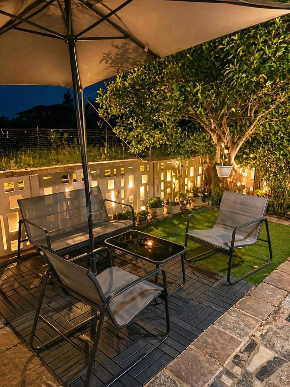 Property building, Garden