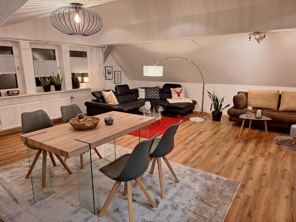Living room, Seating area, Dining area