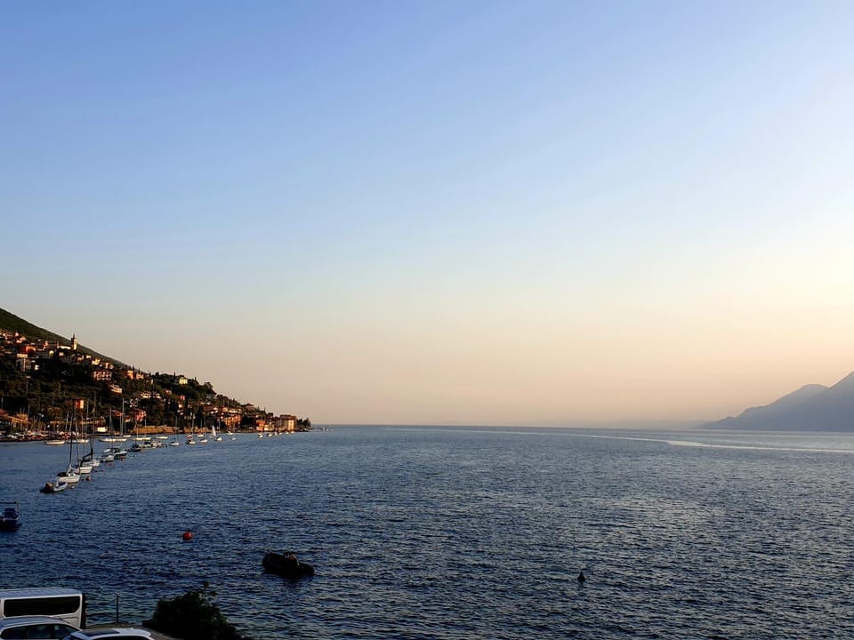 Natural landscape, City view, Lake view, Sunset