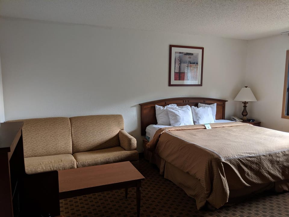 Bed, Seating area, Bedroom