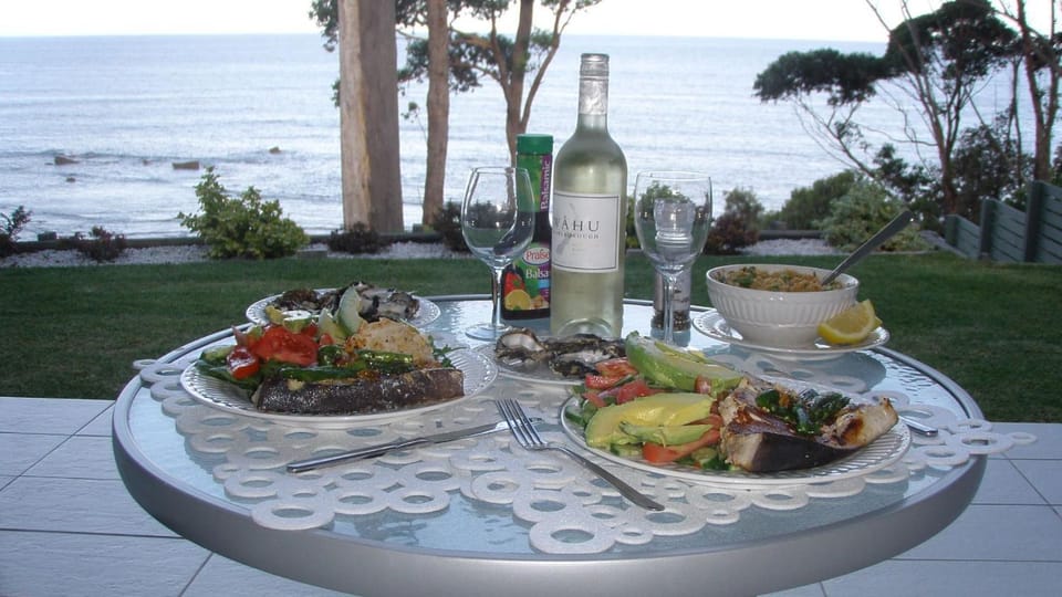 Balcony/Terrace, Food and drinks, Sea view, Dinner