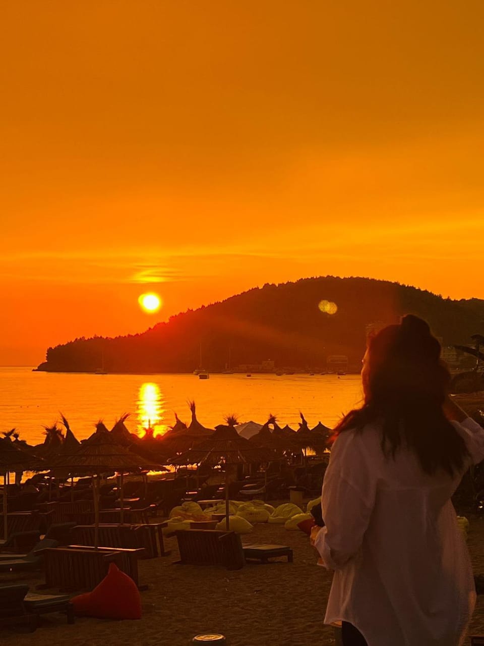 Sea view, Sunset