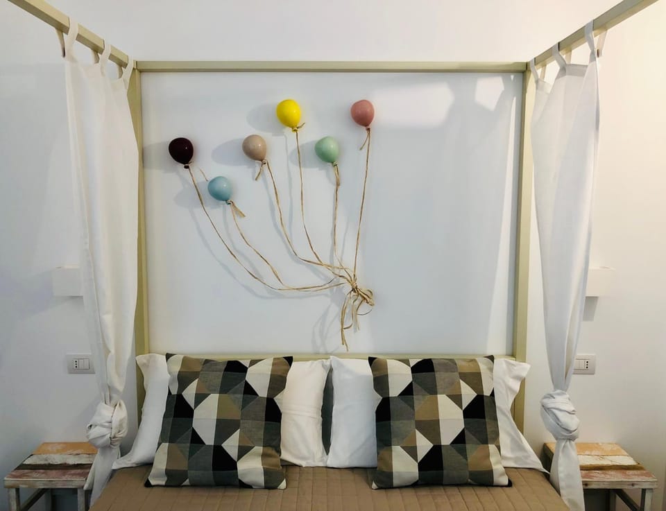 Bed, Decorative detail, Bedroom