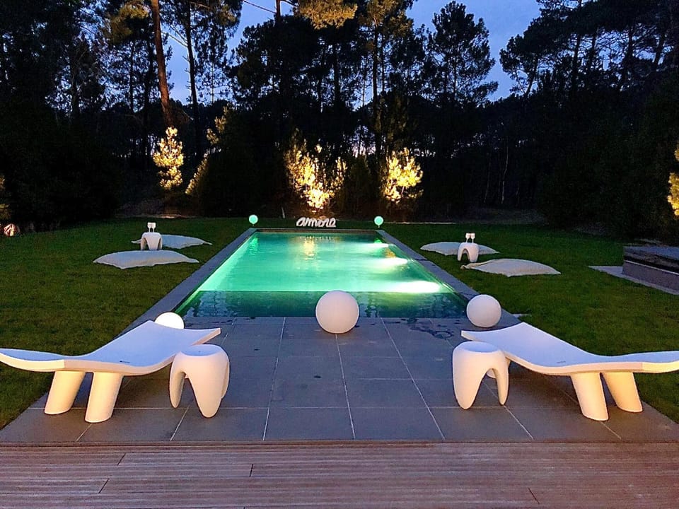 Night, Pool view, Pool view, Swimming pool, Swimming pool
