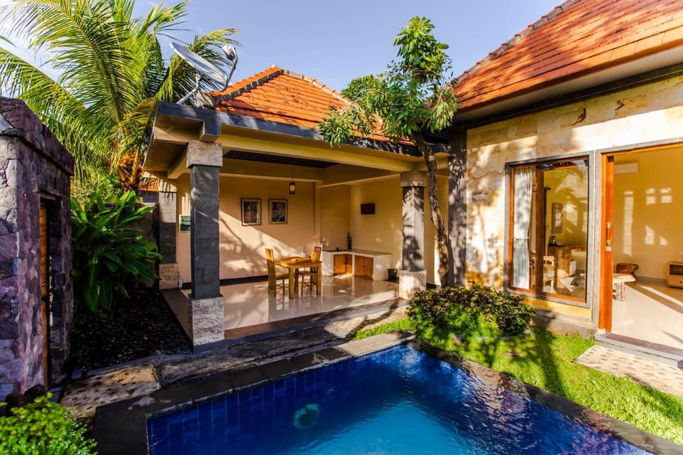 Property building, Day, Garden, Garden view, Pool view, Swimming pool