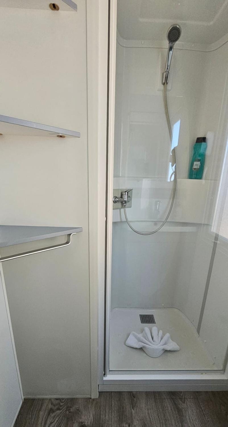 Shower, Bathroom, towels