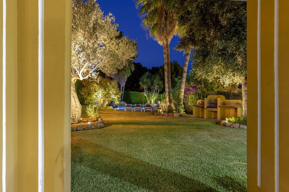 Night, Garden view