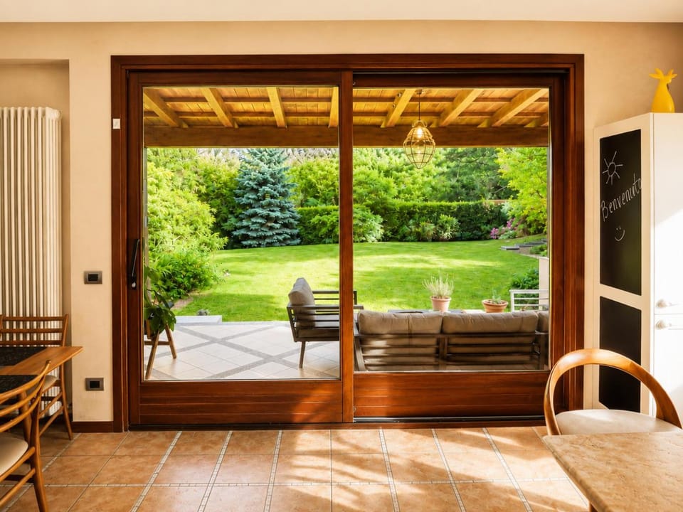 Patio, Spring, Day, Garden, View (from property/room), Balcony/Terrace, Seating area, Garden view