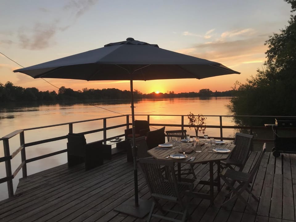 River view, Sunset