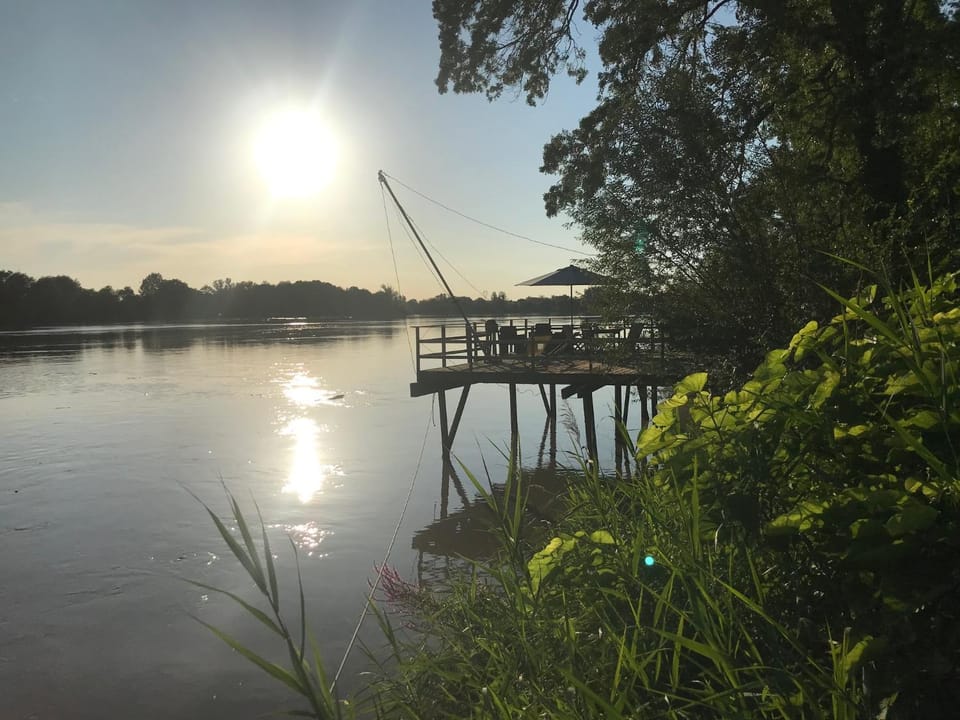 River view, Sunset