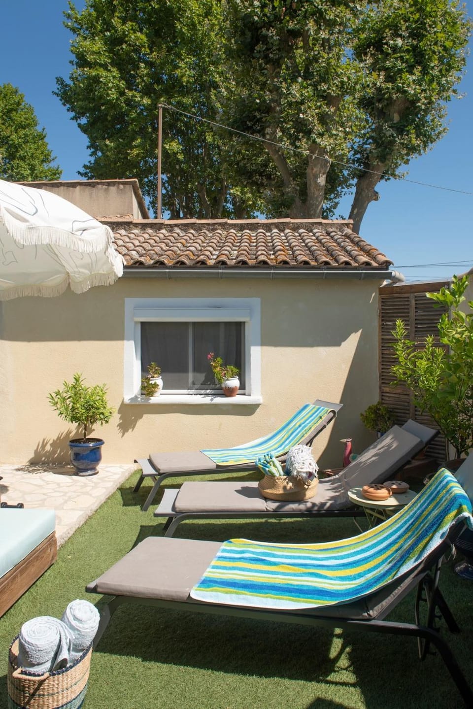 Garden, Garden view, Swimming pool, sunbed