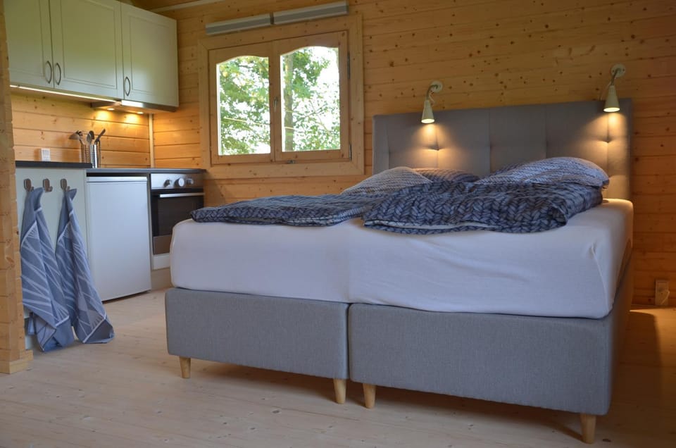 Bed, Kitchen or kitchenette