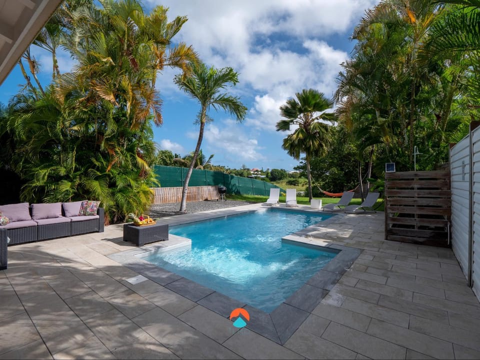 Patio, Natural landscape, Garden view, Pool view