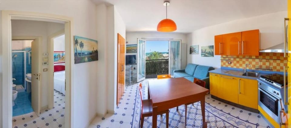 Living room, Bedroom, Sea view