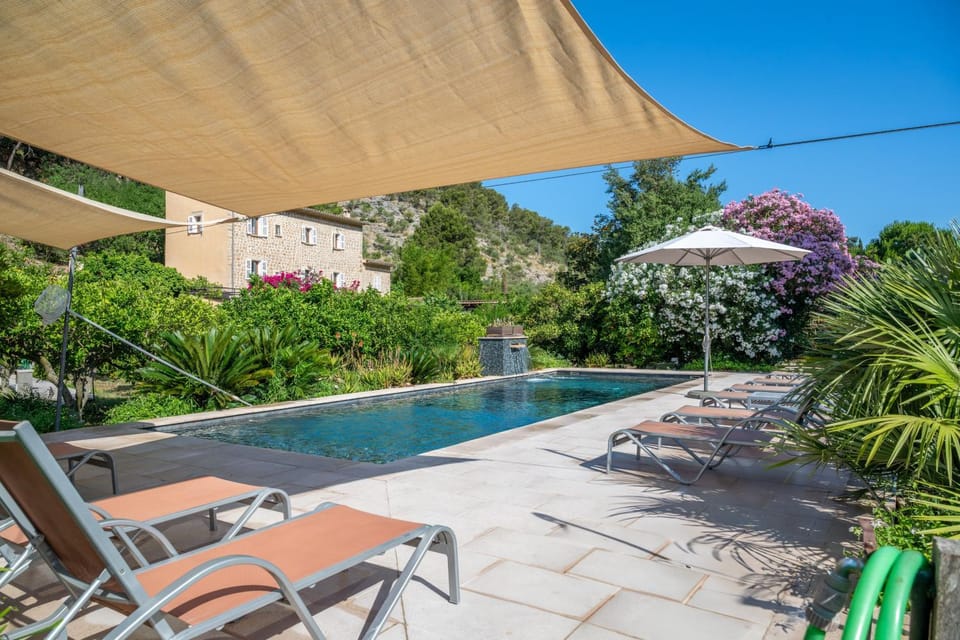 Property building, Living room, Swimming pool