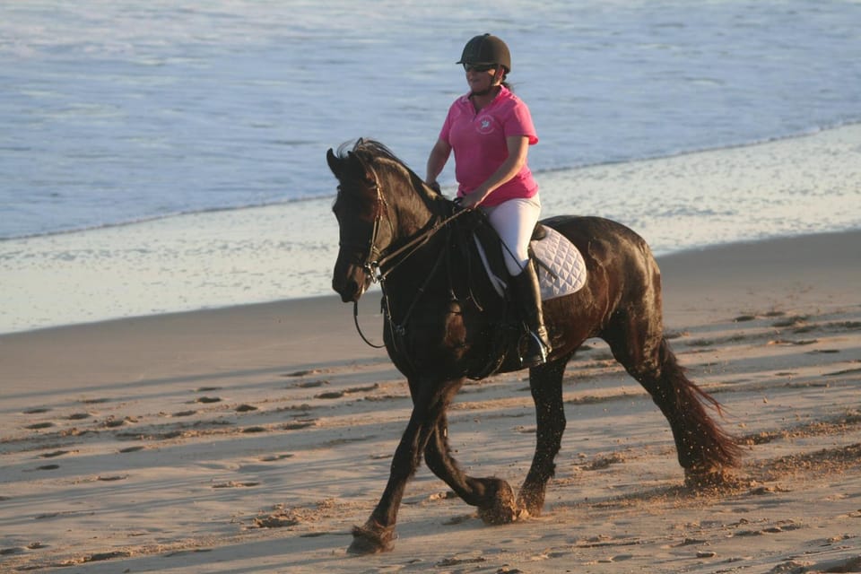 Horse-riding, Beach