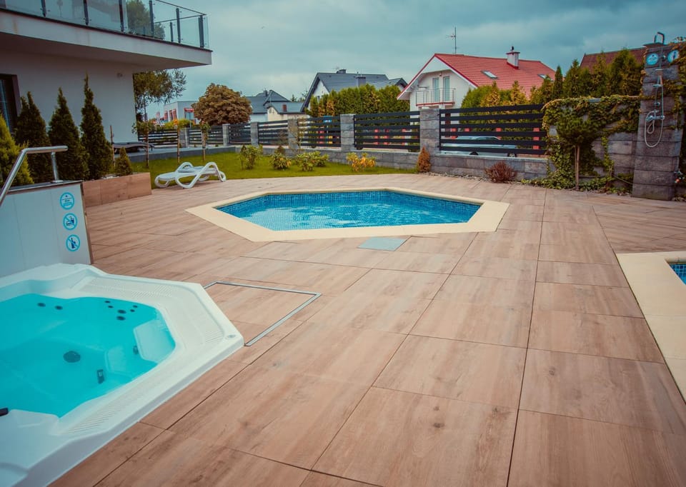 Natural landscape, Pool view, Swimming pool, Inner courtyard view, sunbed