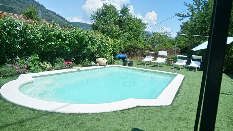 Property building, Pool view