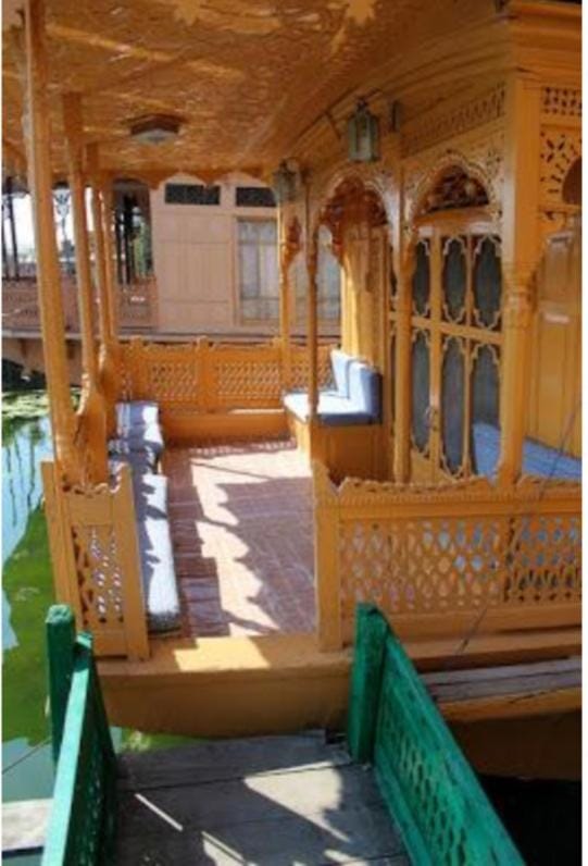 Houseboat Acropolis Docked boat in India