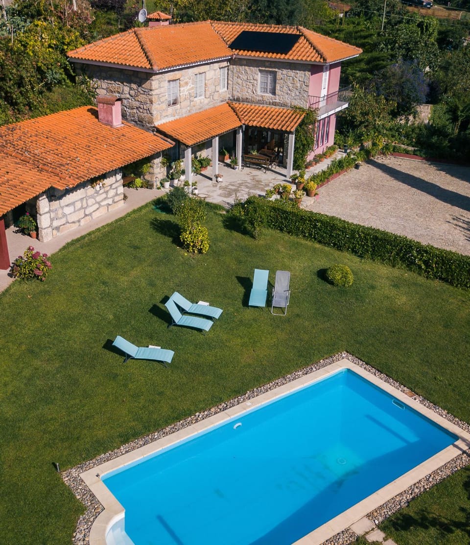 Property building, Day, Garden, Garden view, Pool view, Swimming pool, sunbed