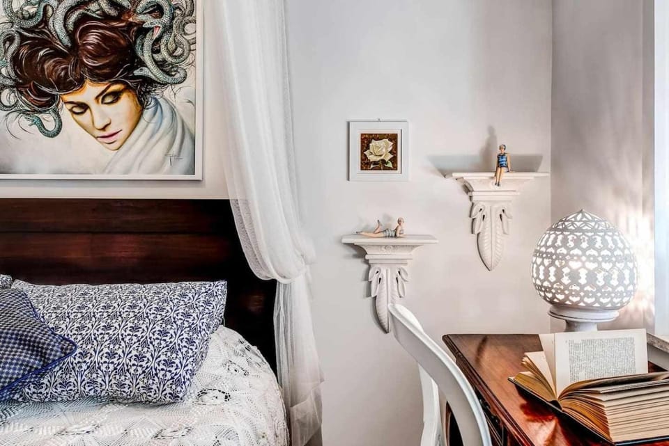 Bed, Decorative detail, Bedroom