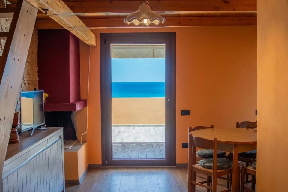 View (from property/room), Living room, Dining area, Sea view