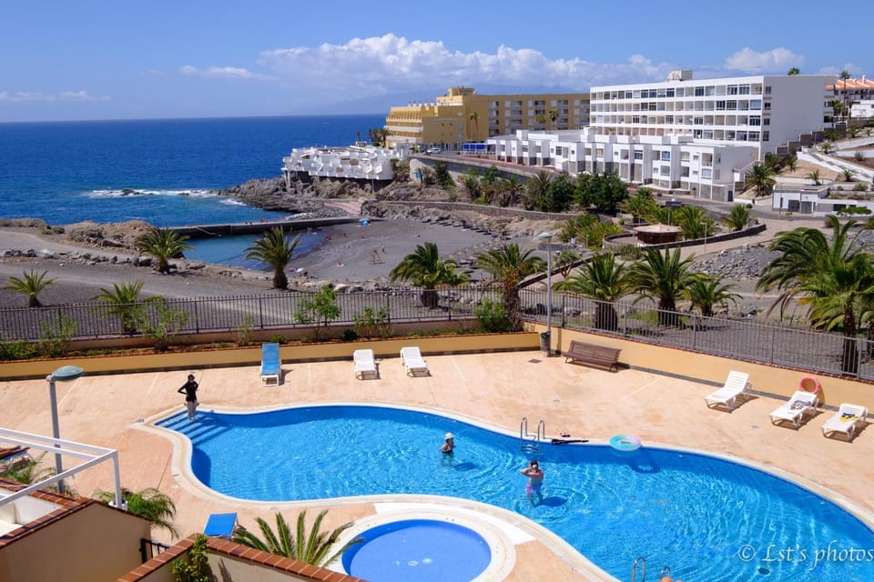 Tenerife lizards - duplex in the first line House in Canary Islands