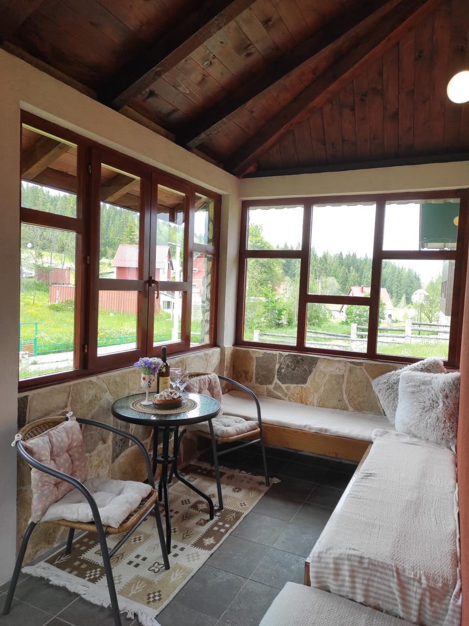 Orange House in nature House in Montenegro