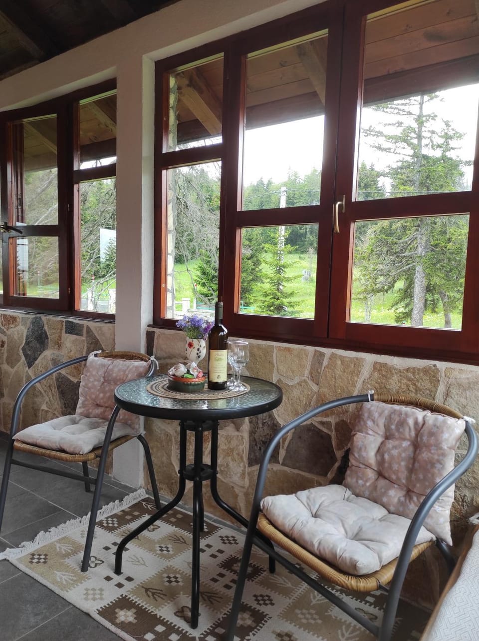 Orange House in nature House in Montenegro