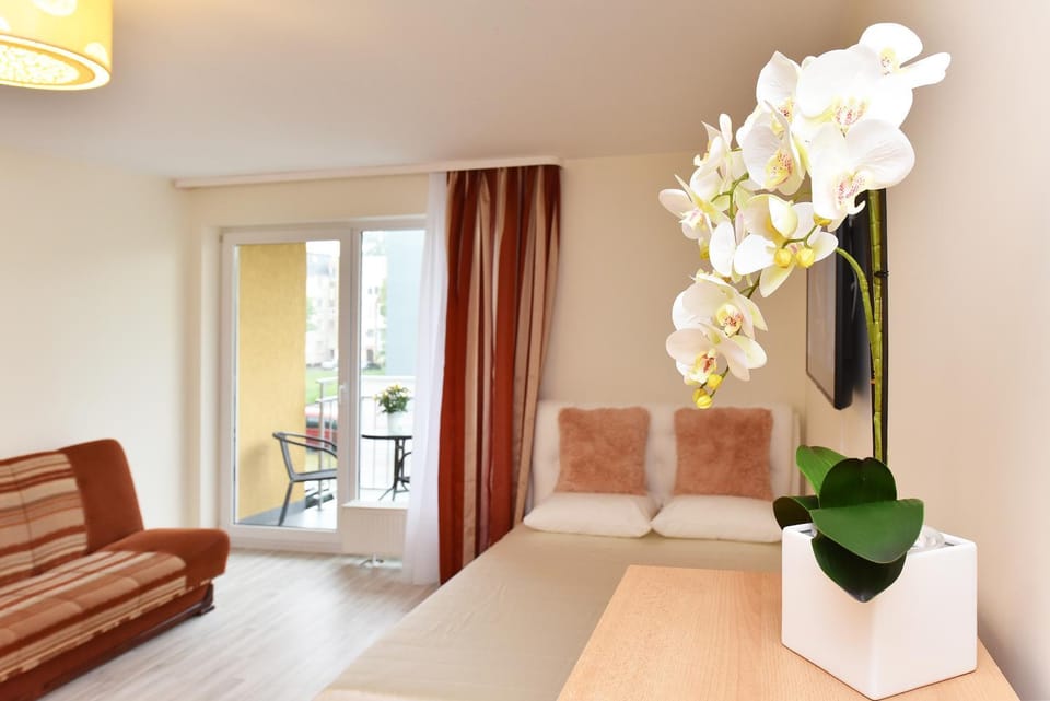 Šviesus ir erdvus butas su balkonu Apartment in Palanga