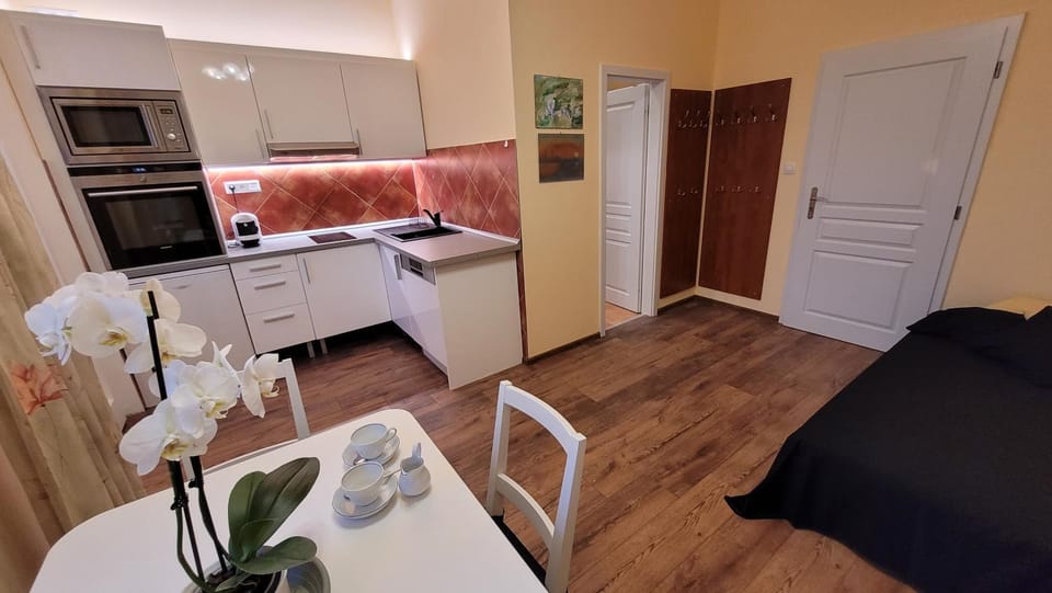 Kitchen or kitchenette, Seating area, pet friendly, stove