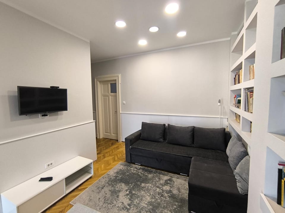 Downtown apartment in walk zone with 3 bedrooms and garage Apartment in Novi Sad