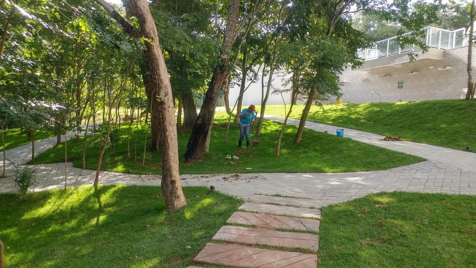 Park Veredas com acesso ao rio no fundo Apartment in State of Goiás
