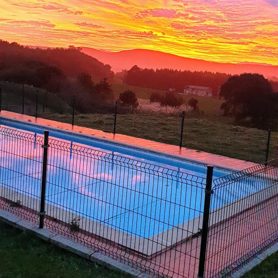 Pool view, Swimming pool, Sunset, Internal: Not applicable to any particular room