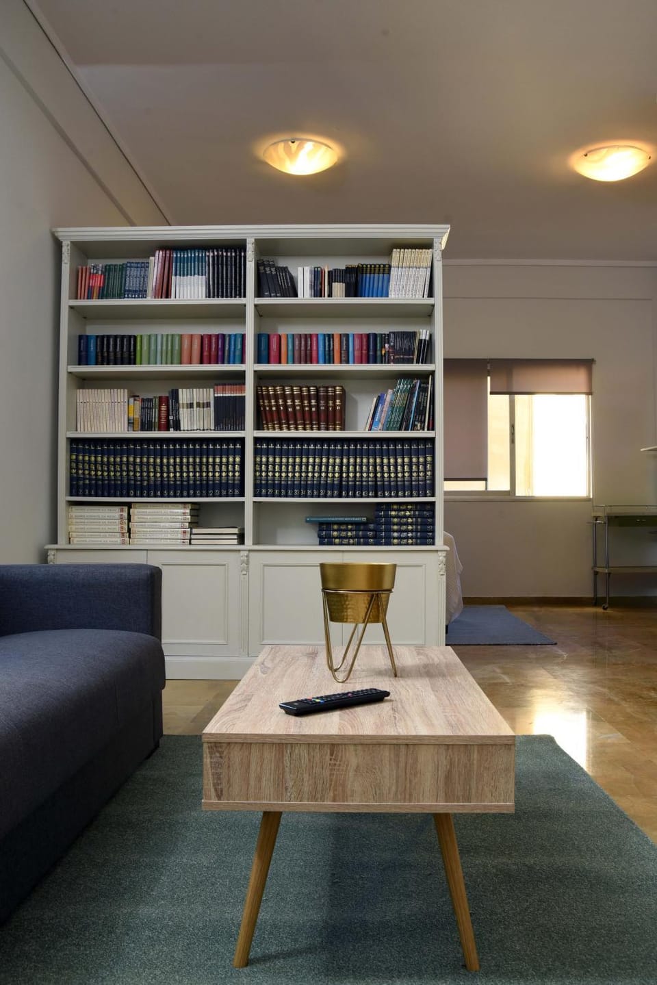 Library, Living room, Seating area