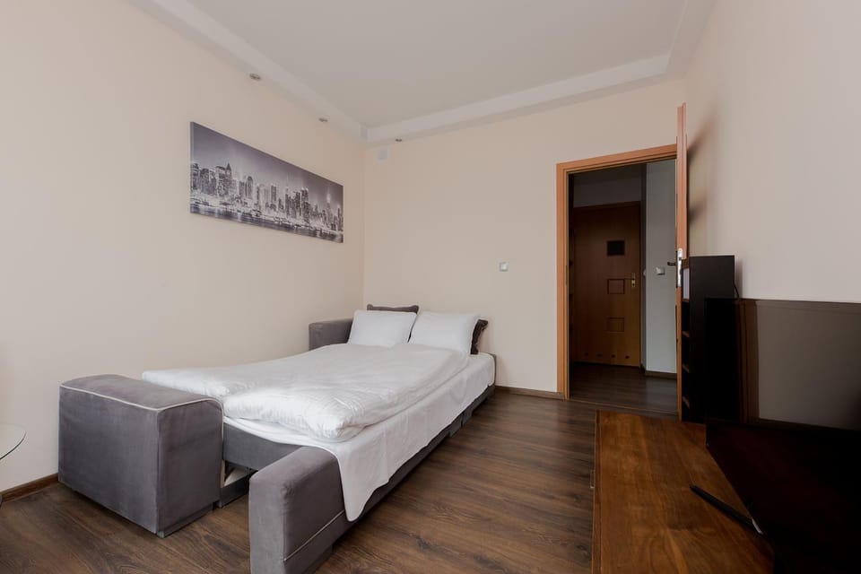Bed, TV and multimedia, Living room, Seating area