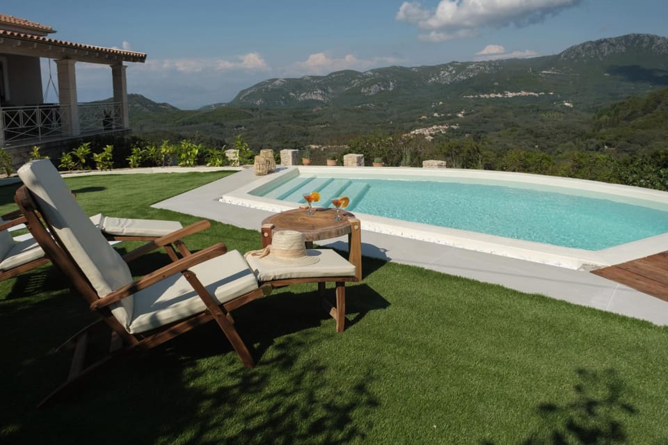 View (from property/room), Mountain view, Sea view, Swimming pool