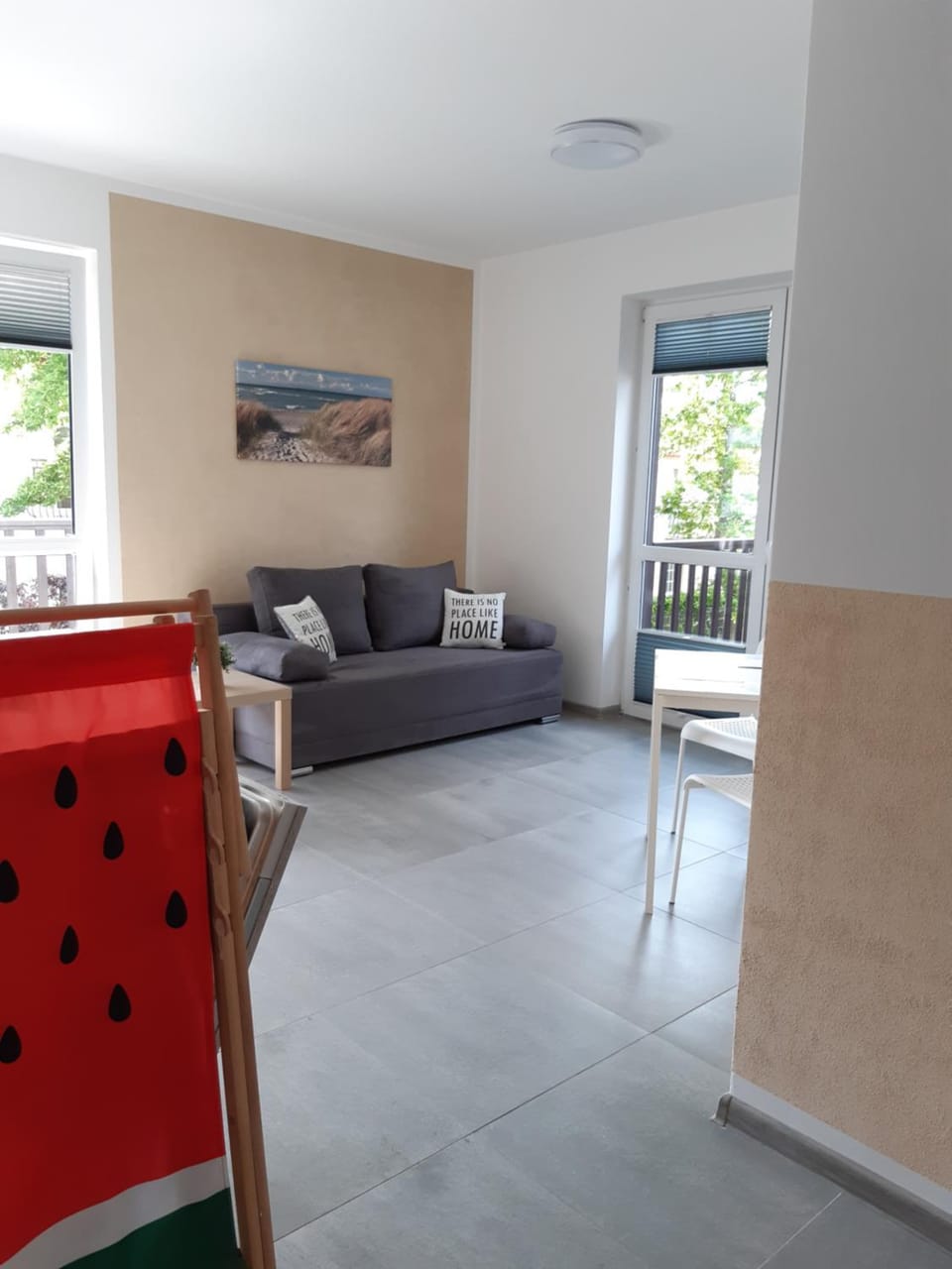 View (from property/room), Living room, Seating area, Dining area