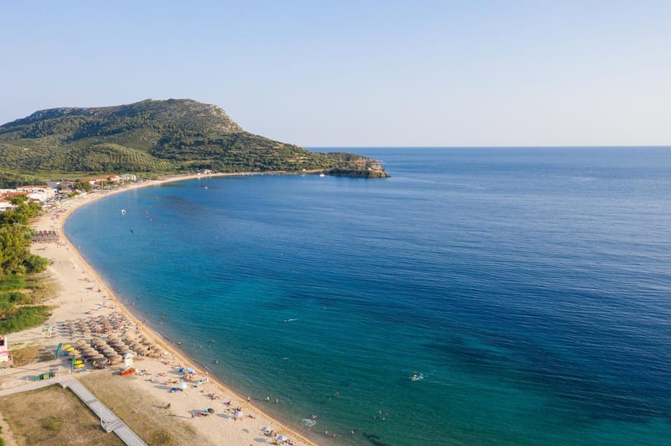 Natural landscape, Bird's eye view, Beach, Sea view