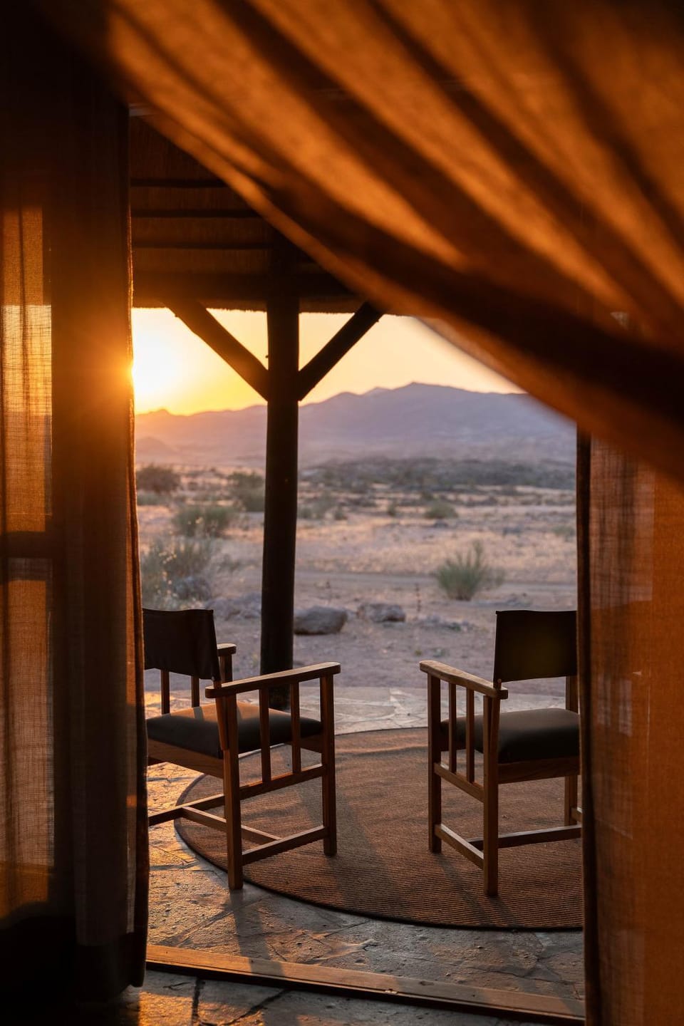 Natural landscape, View (from property/room), Balcony/Terrace, Mountain view, Sunset
