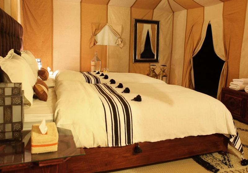 bassou luxury camp Luxury tent in Morocco